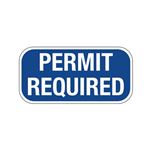 Permit Required Sign 6 x 12